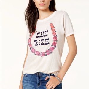 Lucky Brand XL sun rise graphic t-shirt NWT in bag